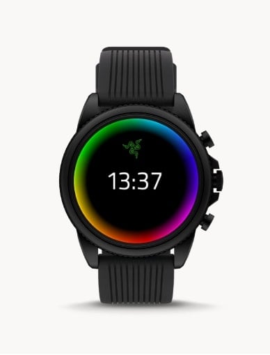 Une montre connectée Gen 6 Razer x Fossil