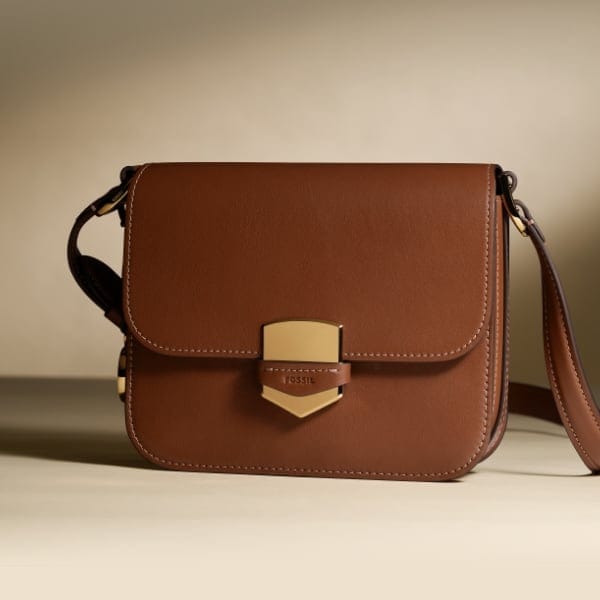 The brown suede Harwell handbag.