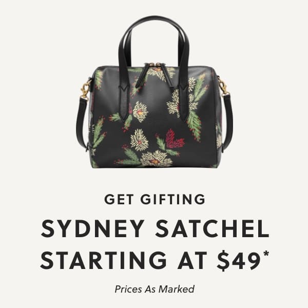 SYDNEY SATCHEL STARTING AT $49*