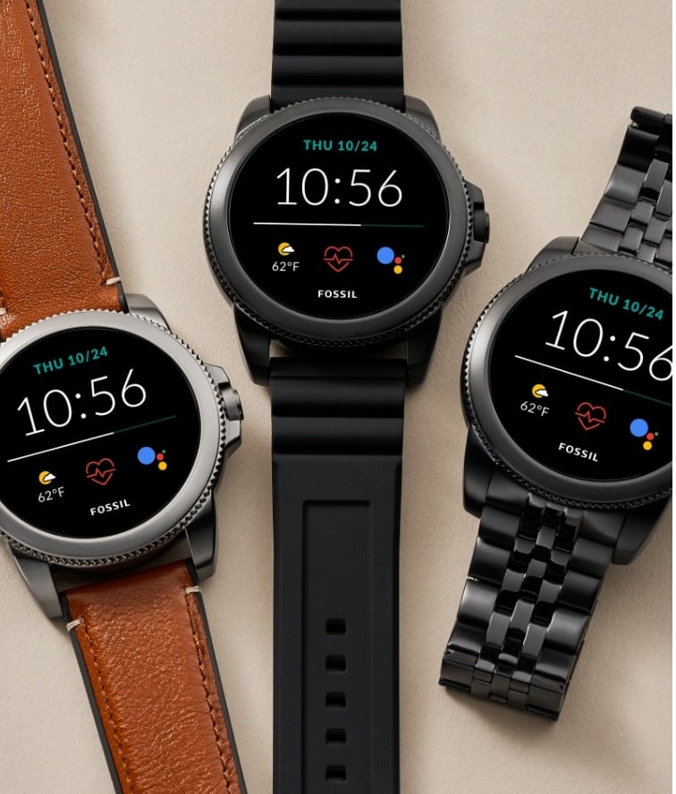 Montres connectées 5e génération E - Avec Wear OS - Fossil