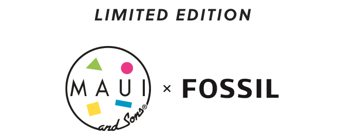 Maui and Sons x Fossil 限定モデル ソーラーパワー Ani-Digi ウォッチ