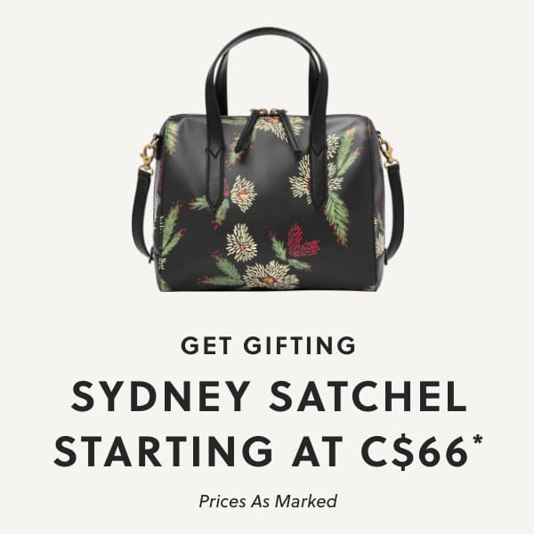 SYDNEY SATCHEL STARTING AT C$66*