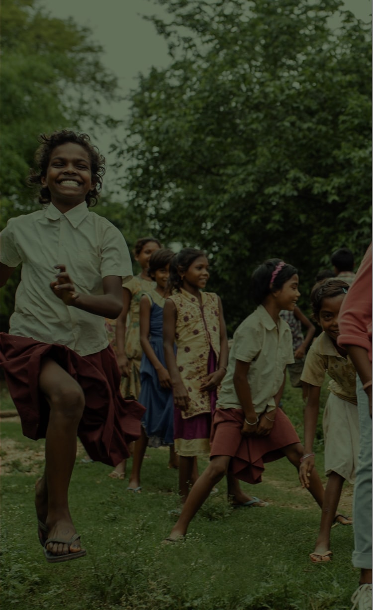 Young girls playing