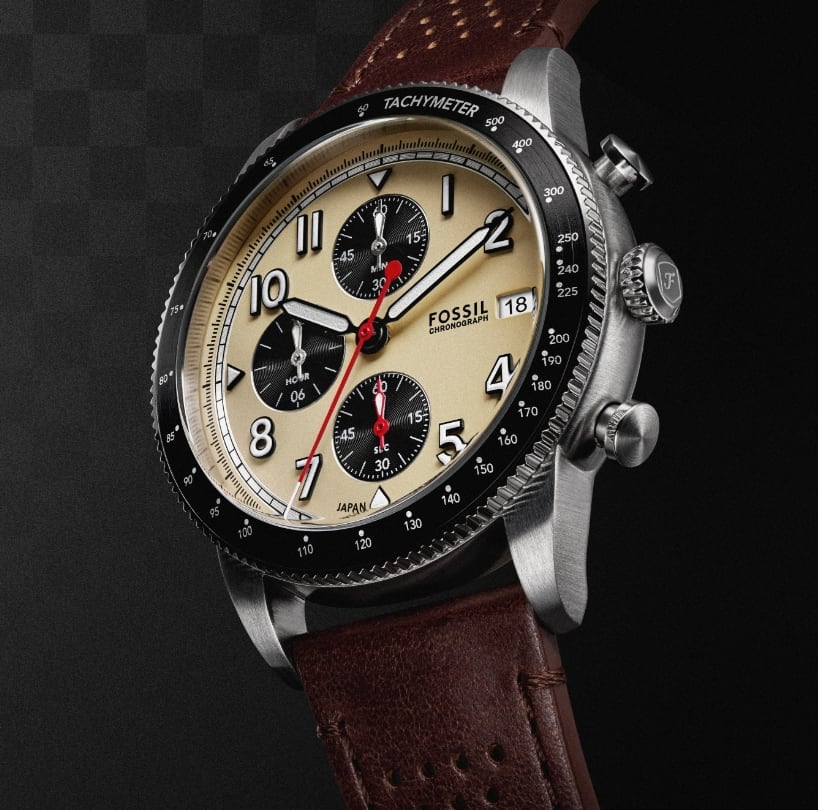 The brown leather Sport Tourer watch.