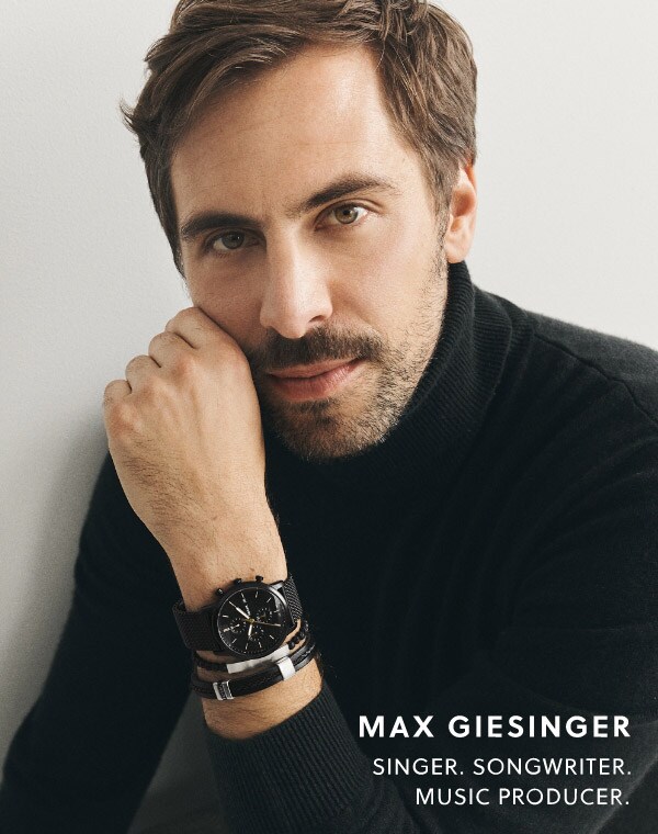 Max Giesinger is wearing these Fossil accessories with such elegance!