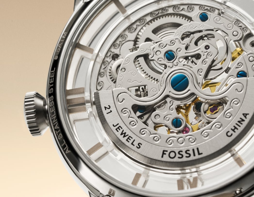 Montre Everett automatique en acier inoxydable, anthracite