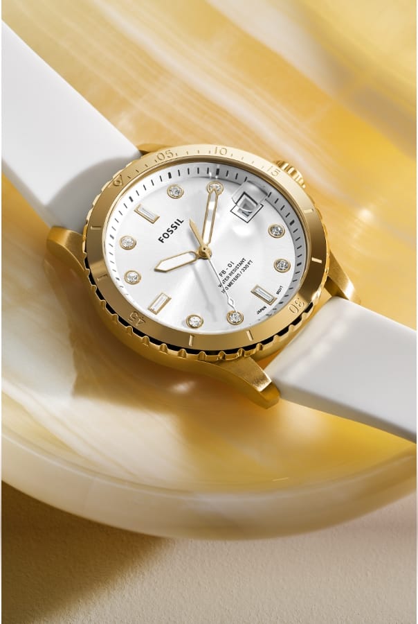 L’orologio FB-01 bianco.