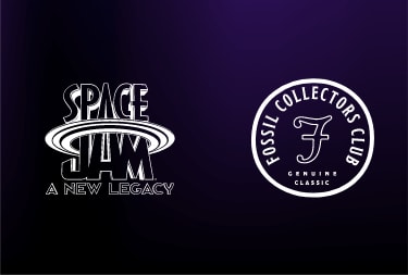 SPACE JAM by Fossil ロゴ。| Collectors Club ロゴ。