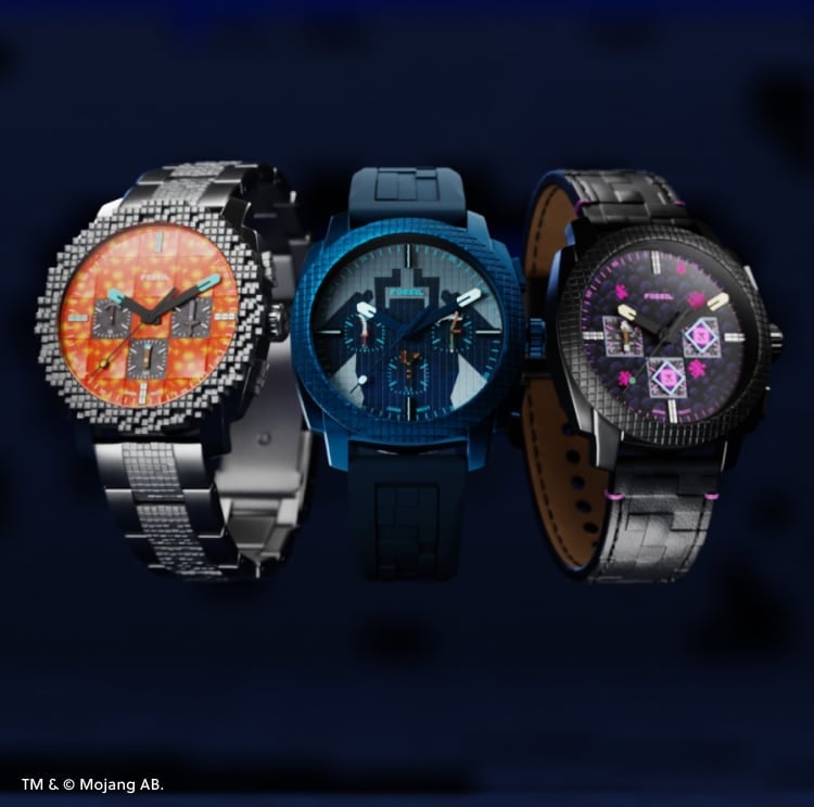 Die neuen Limited Edition Uhren Disney und Fossil Big Tic mit Mickey Mouse und Donald Duck mit animierten Augen, die die Sekunden anzeigen.