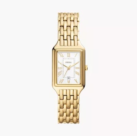 A women’s gold-tone stainless-steel watch