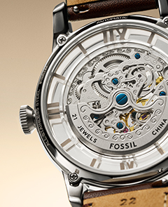 Beauty shot of the meticulously crafted automatic movement.