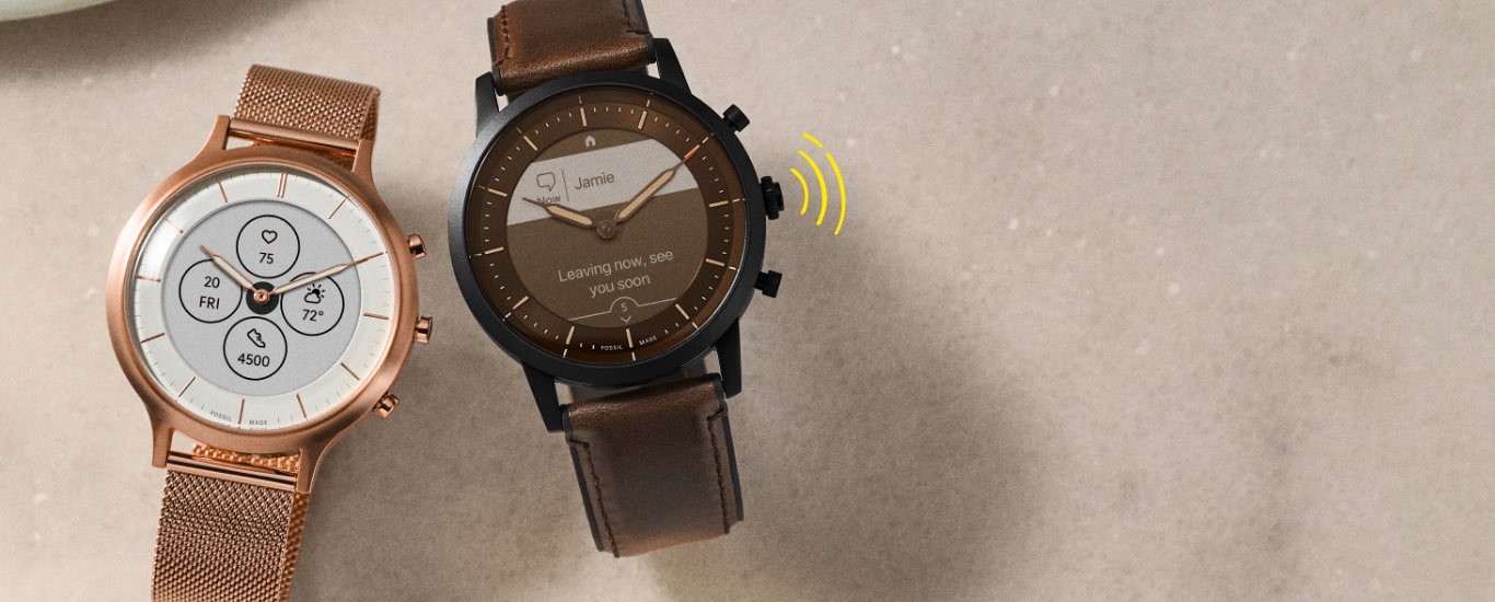 Men's and women's Hybrid HR smartwatch.