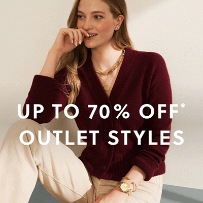 Up To 70% Off* Outlet Styles