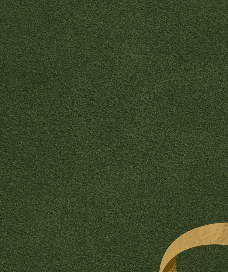 Green backdrop.