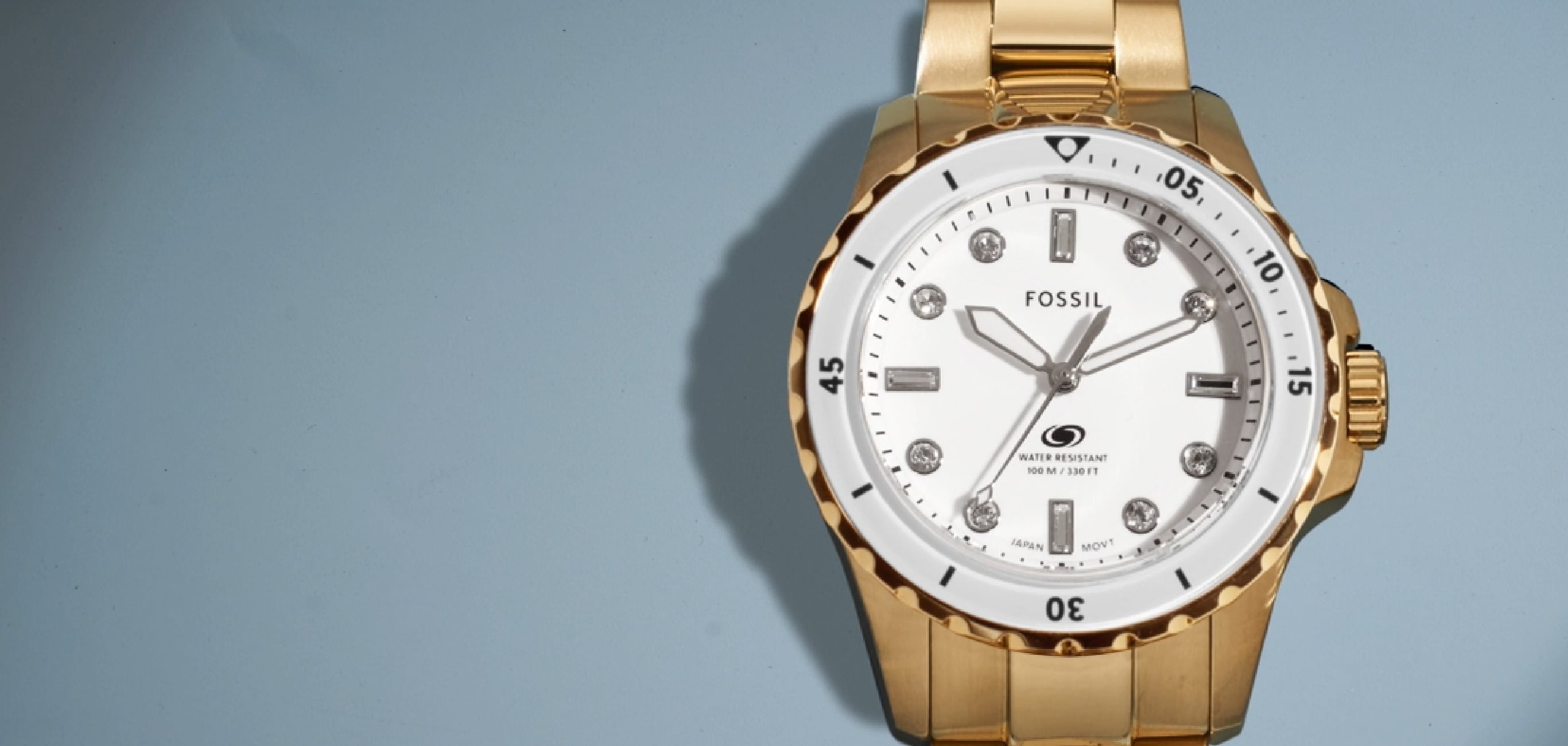 FOSSIL フォッシル 腕時計 レディース HARLOW 三針 ゴールド