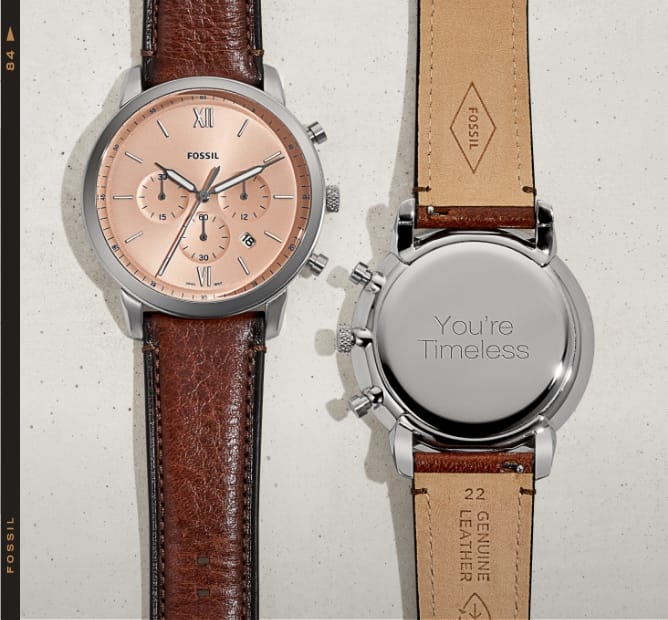 ホワイトブラウン FOSSIL 世界5000本限定オフィシャル エイリアン