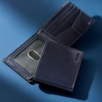 A men's wallet. 