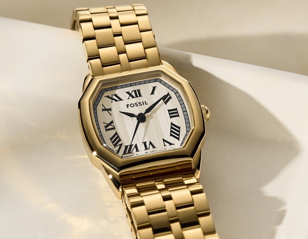 Harlow Three-Hand Gold-Tone Stainless Steel Watch