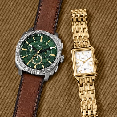 FOSSIL ゴールド クロノグラフ 2本セット 81I+az3TakL._SY350_QL30_.jpg