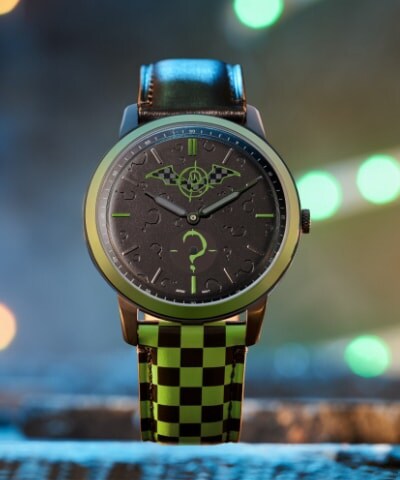 The green and black Riddler watch.