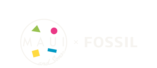 Maui and Sons x Fossil logo