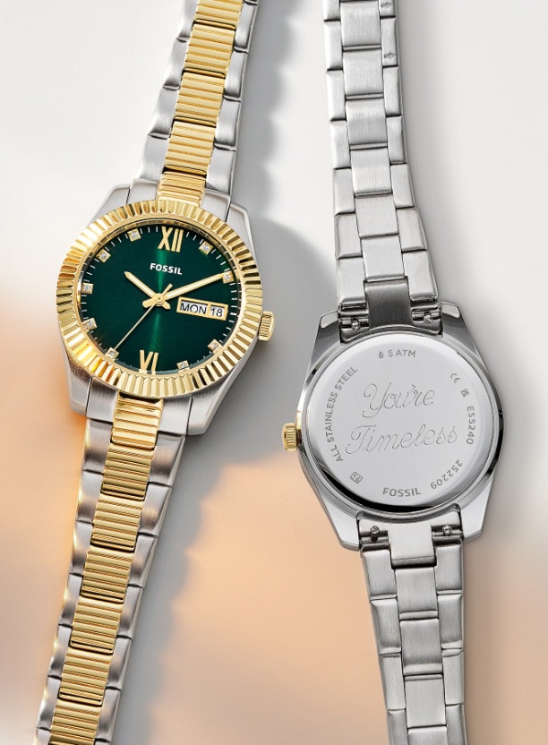 Two-toned Scarlette watch