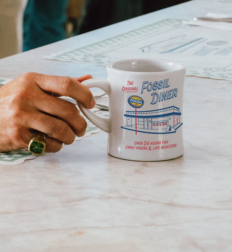 Nick Jonas x Fossil Machine Luxe Automatic Gold-Tone