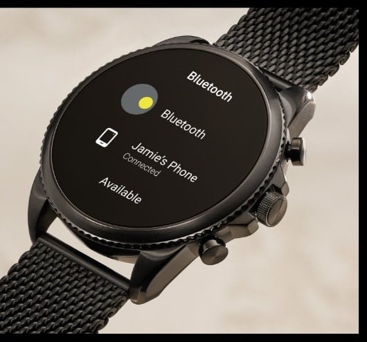 Une montre intelligente Gen 6 noire.