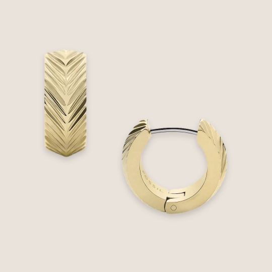 Gold-tone Harlow earrings.