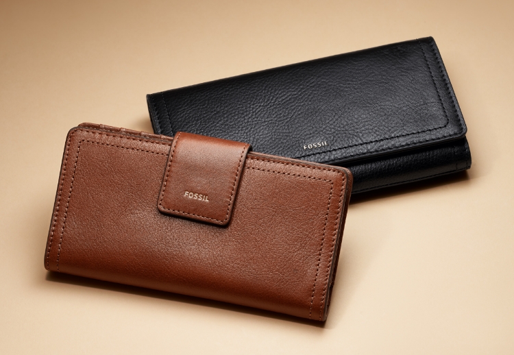 A pair of fossil wallets
