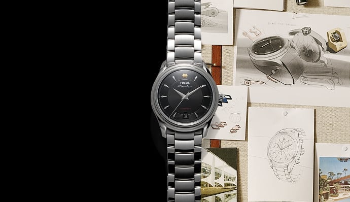 The CS-1 Signature watch collection, a series of watches inspired by the mid-century modern design.