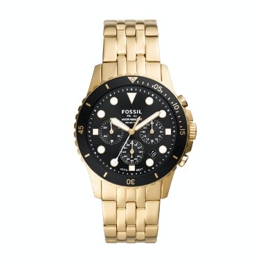 A men's gold-tone stainless-steel watch