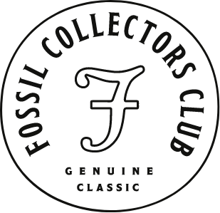 Logotipo del Club de coleccionistas de Fossil