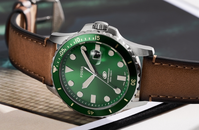 A two-tone stainless-steel bracelet watch A two-tone stainless-steel bracelet watch