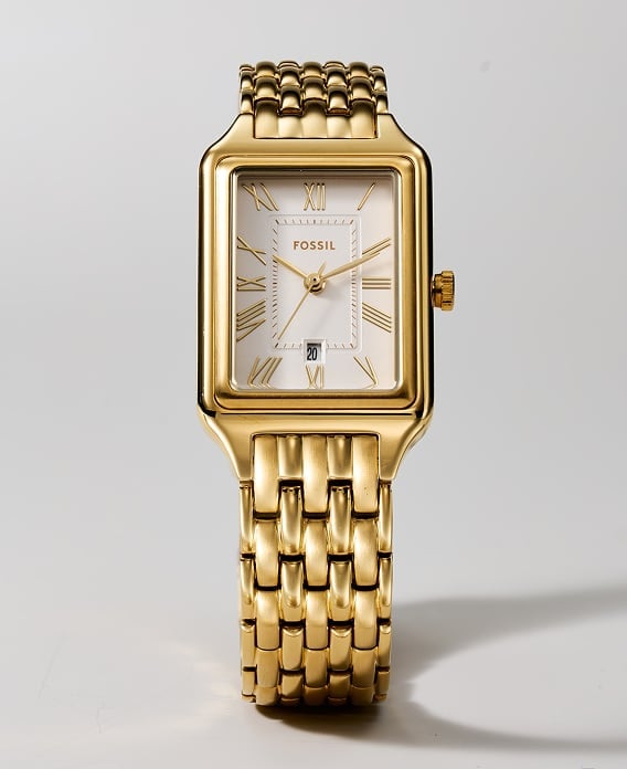 Image of a gold-toned Fossil Raquel watch