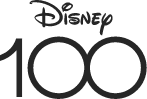 Logo D100 che celebra il centenario della Disney