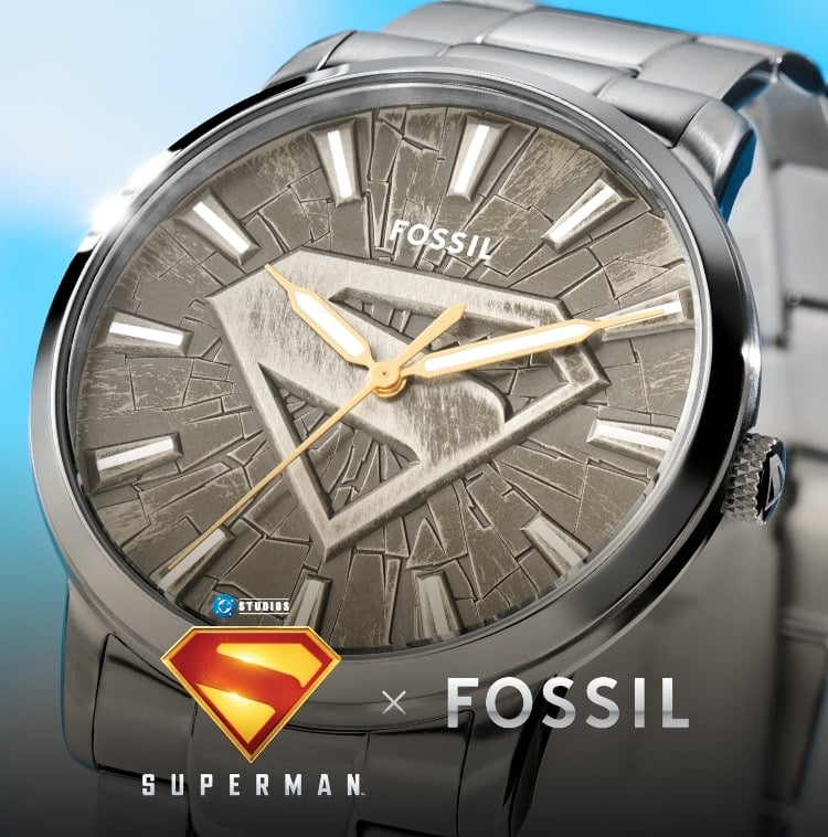 Limited-Edition Uhr mit Superman und Metropolis.