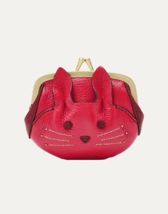 A rabbit-shaped coin purse.