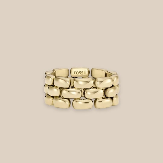 Gold-tone Arden ring.