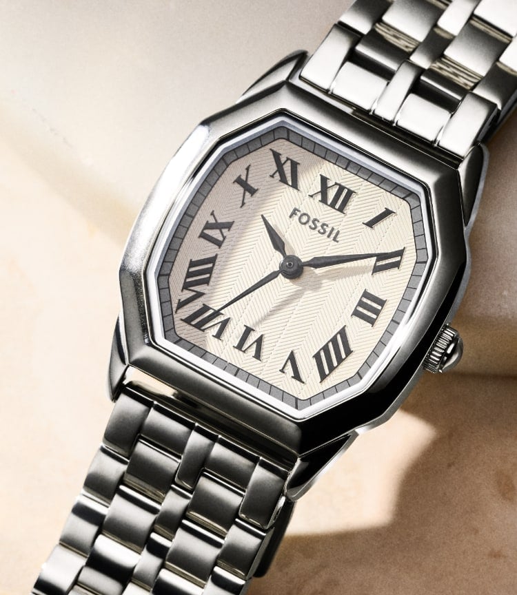 Gold-tone Harlow watch.