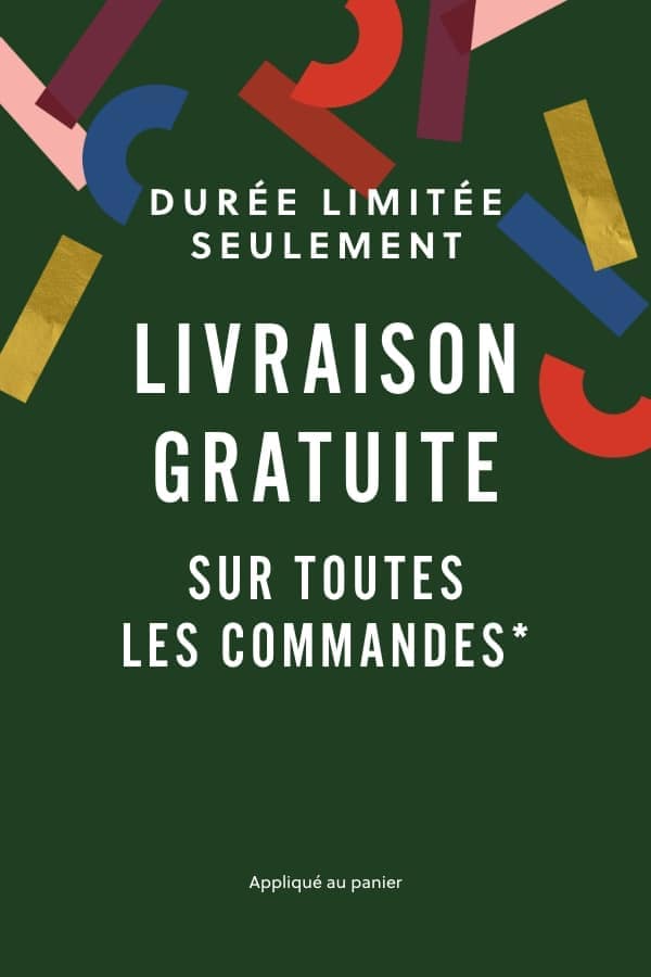 Expédition gratuite de toutes les commandes
