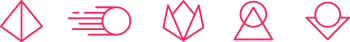 Big Tic neon pink icons.