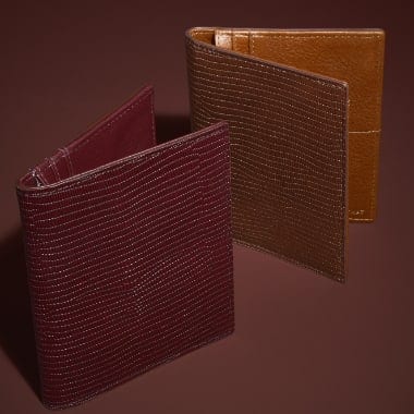 Two leather wallets.