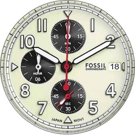 Cadran chronographe