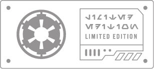 An icon of a plaque reading Limited Edition in English and Aurebesh
