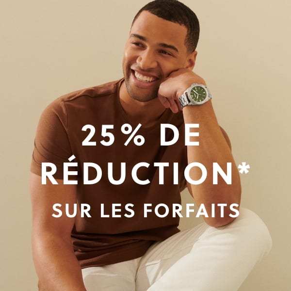 50% de réduction supplémentaire* sur tous les styles Outlet