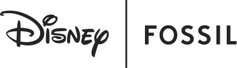 Disney and Fossil logo lockup.