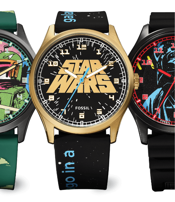 Collection of Star Wars inspired watches